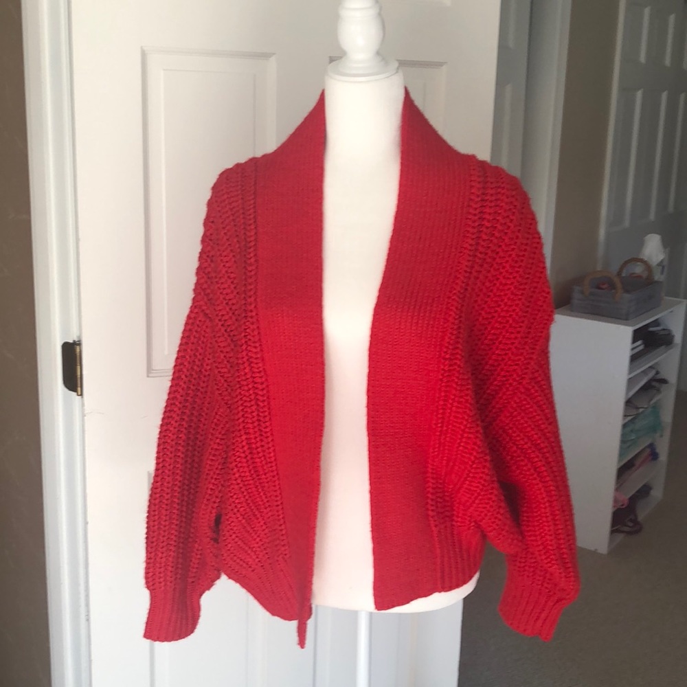 H&M Chunky Knit Open Cardigan